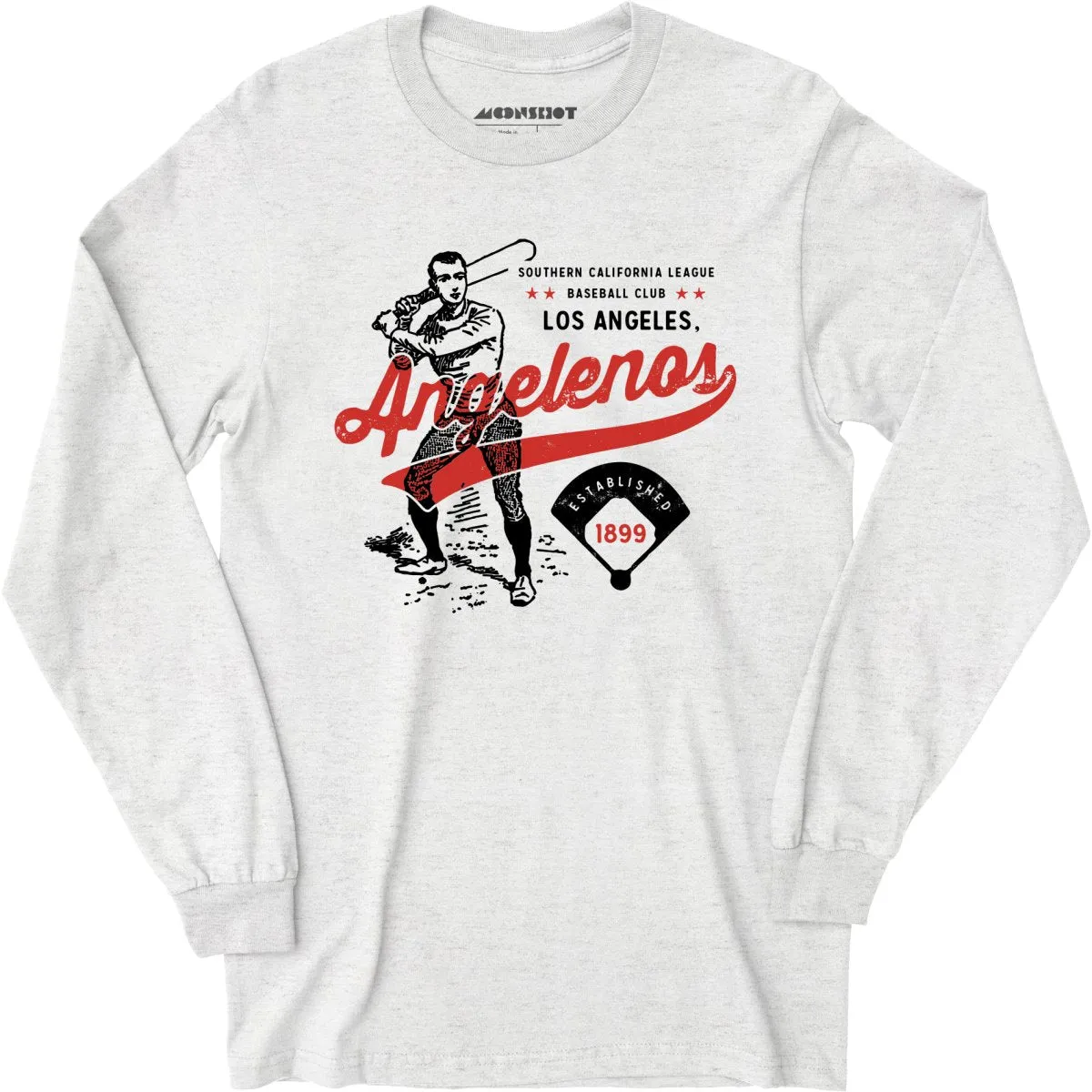 Los Angeles Angelenos - California - Vintage Defunct Baseball Teams - Long Sleeve T-Shirt