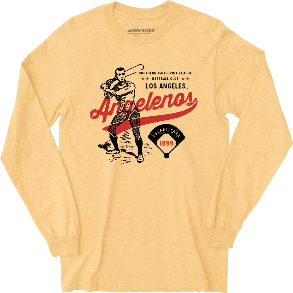 Los Angeles Angelenos - California - Vintage Defunct Baseball Teams - Long Sleeve T-Shirt