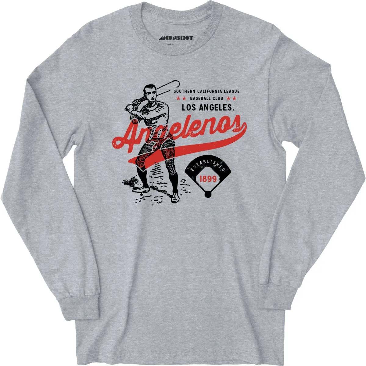 Los Angeles Angelenos - California - Vintage Defunct Baseball Teams - Long Sleeve T-Shirt