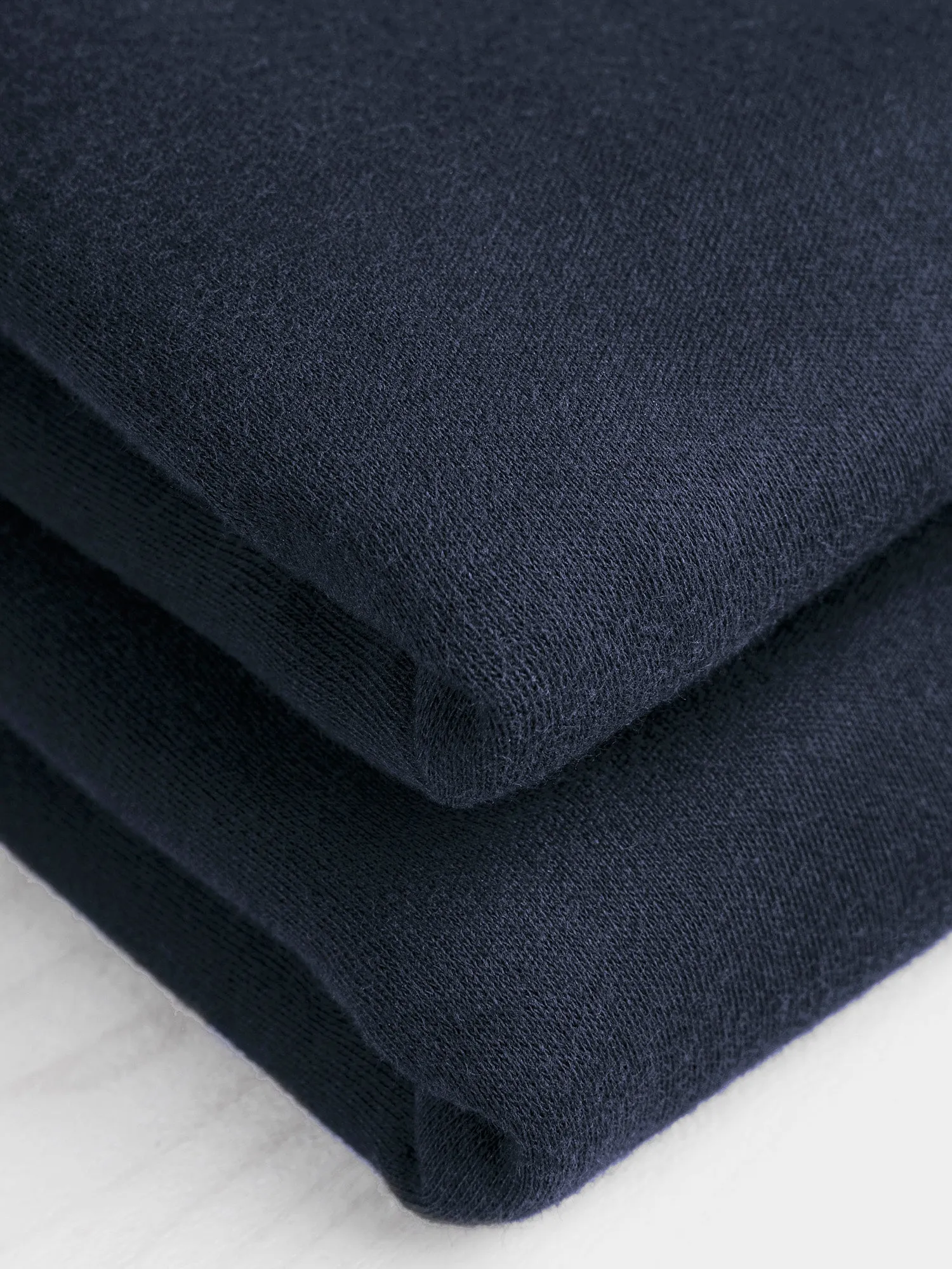 Luxe Organic Cotton Jersey Knit - Navy