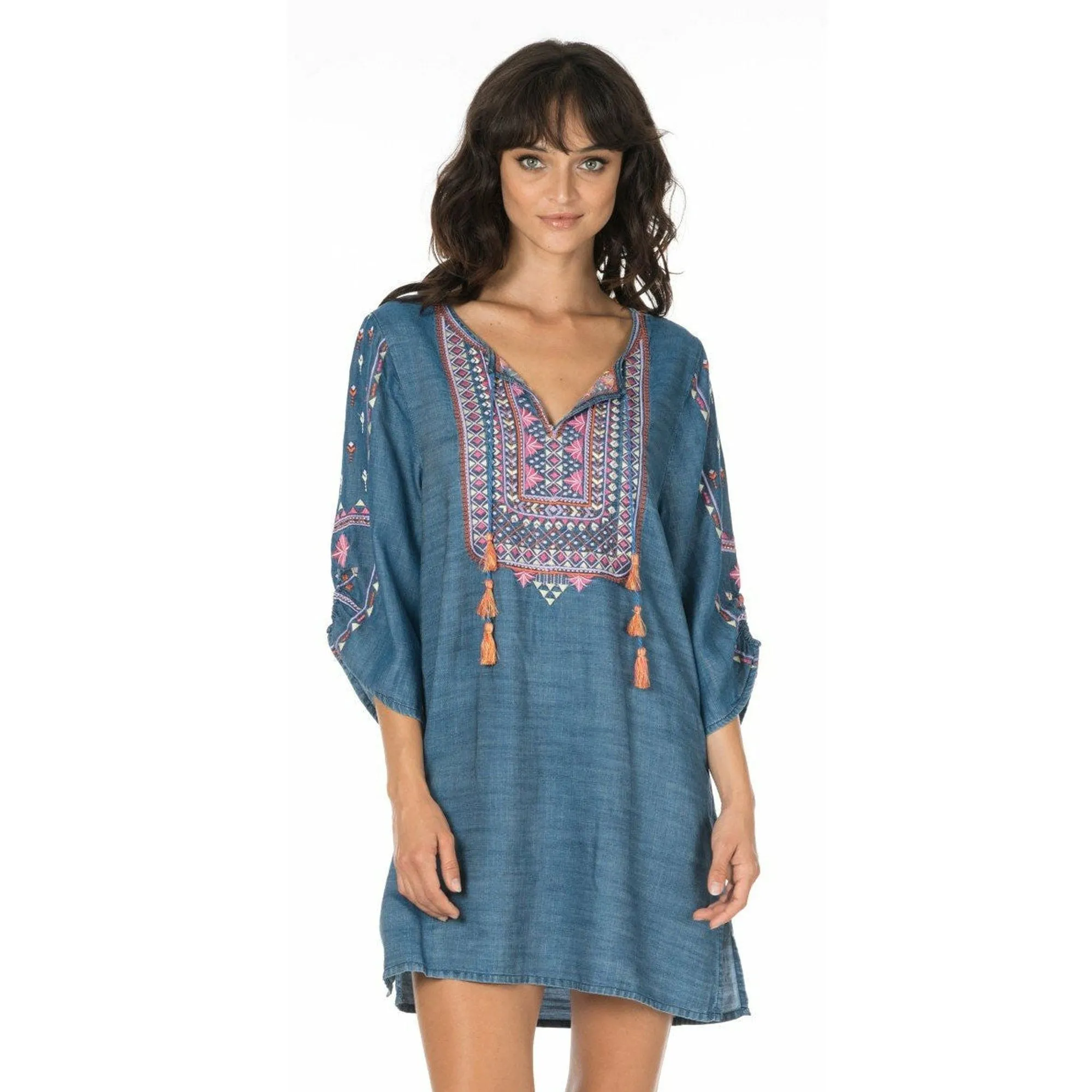 Megha Denim Tunic Plus Size