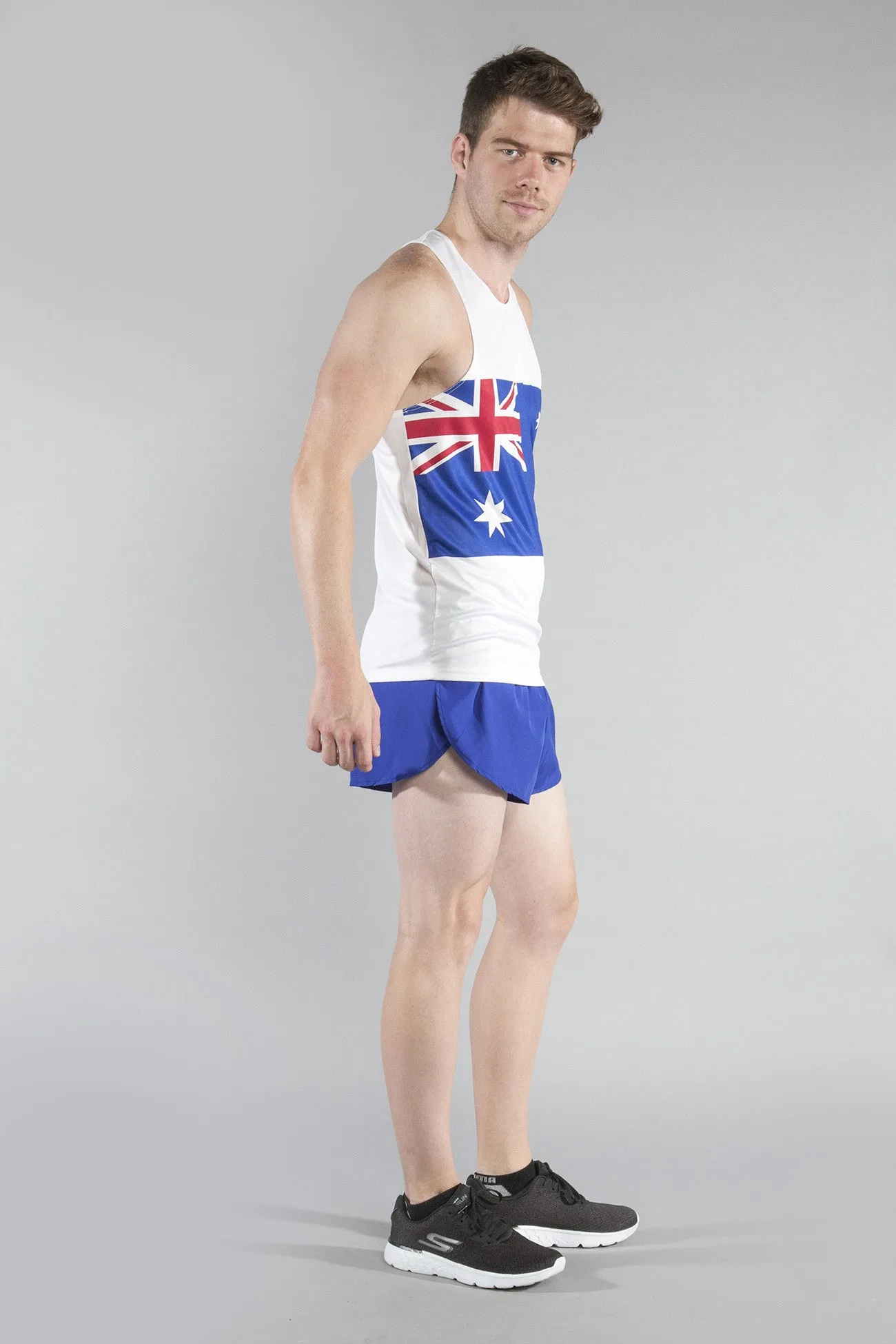 Men's Competitor Lite Printed Singlet [A-B] - Australia