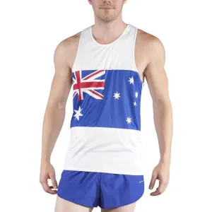 Men's Competitor Lite Printed Singlet [A-B] - Australia