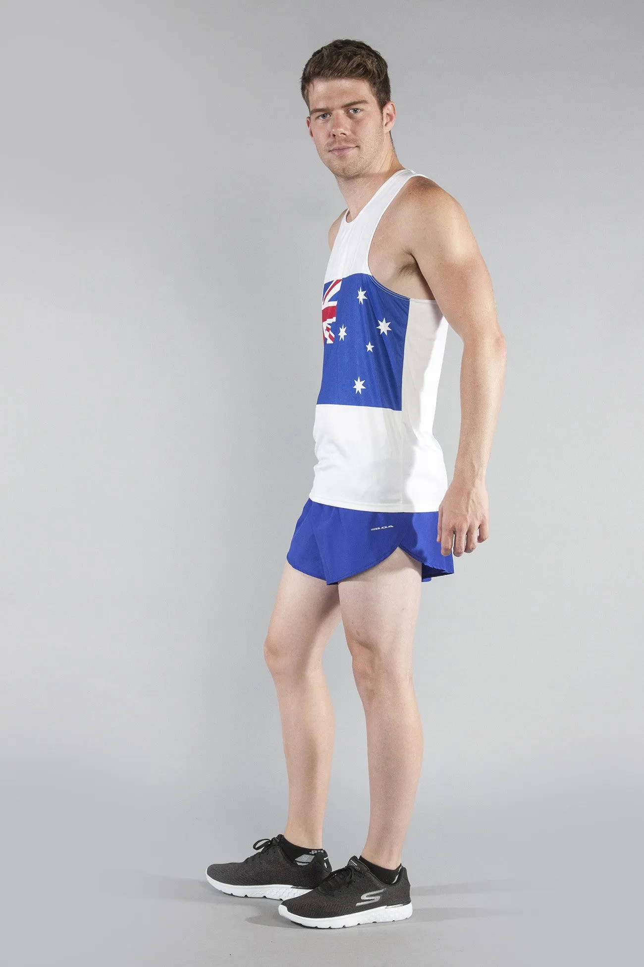 Men's Competitor Lite Printed Singlet [A-B] - Australia