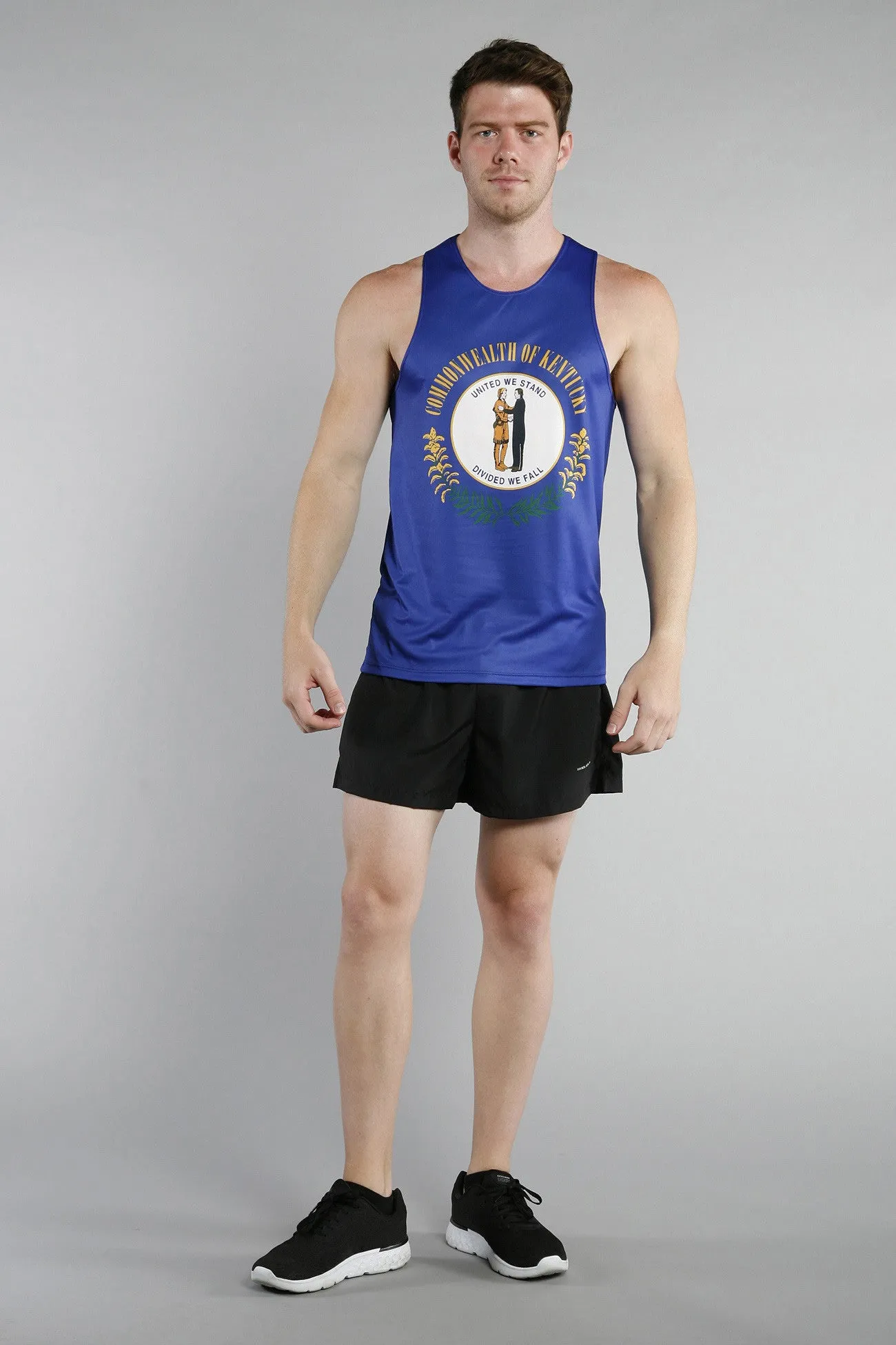 Men's Competitor Lite Printed Singlet [J-L] - Kentucky