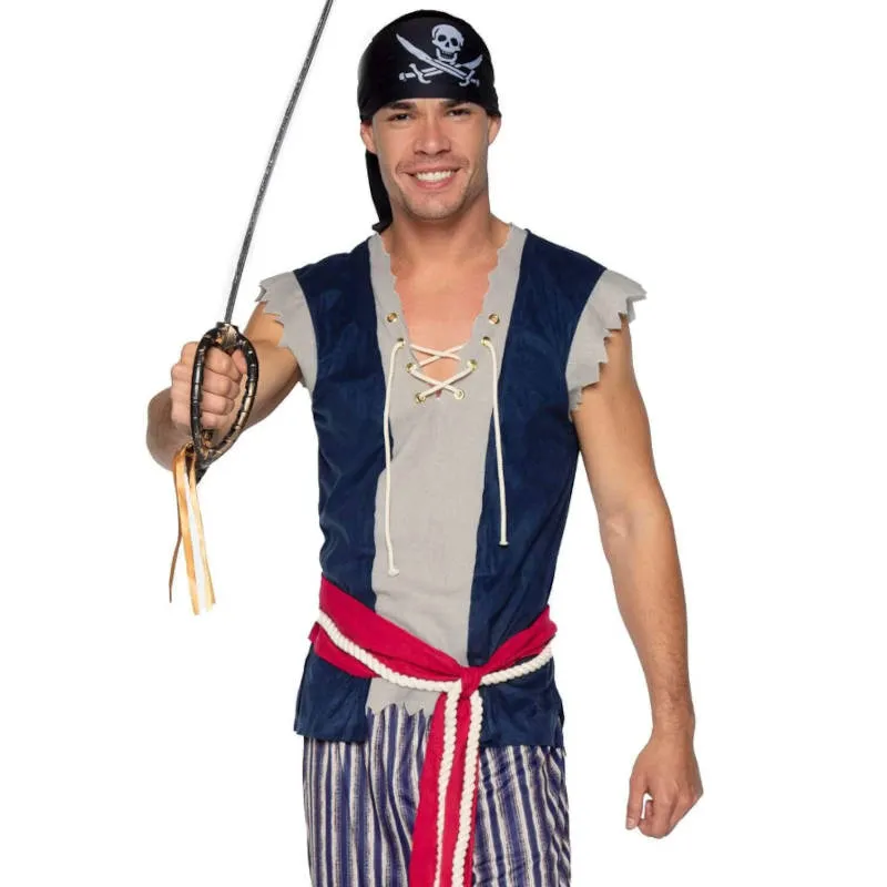 Men's Plank Walking Pirate Costume