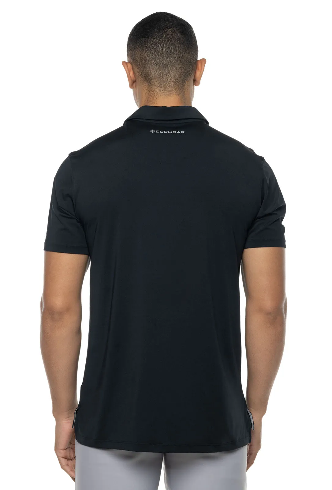 Men's Victory Lap Short Sleeve Golf Polo | Black