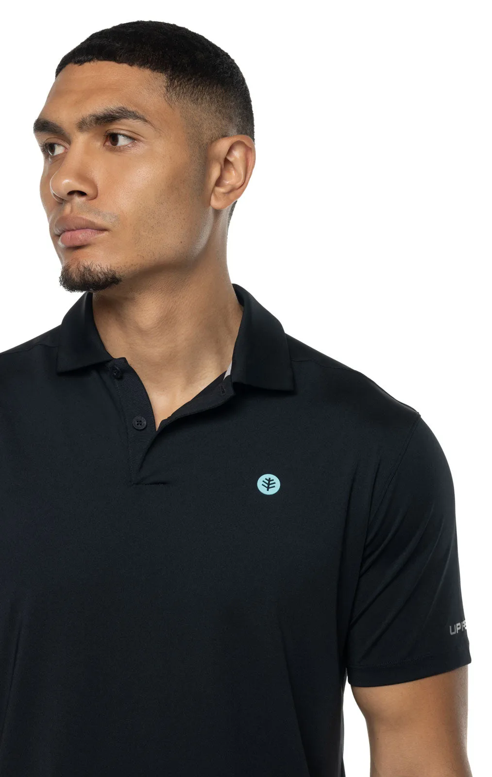 Men's Victory Lap Short Sleeve Golf Polo | Black