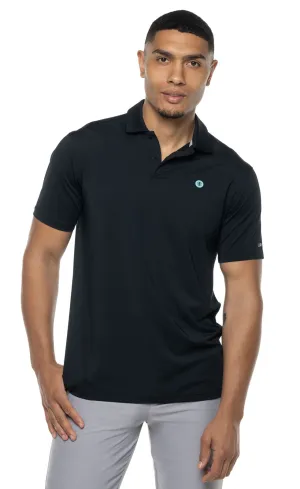 Men's Victory Lap Short Sleeve Golf Polo | Black