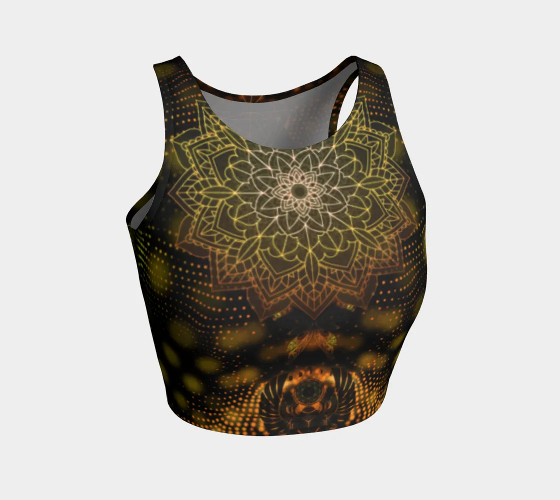 Merkaba || AthleticCropTop | by Cosmic Shiva