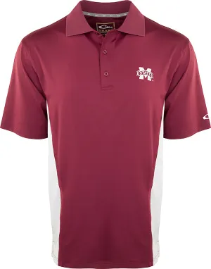 Mississippi State Performance Polo with Mesh Sides