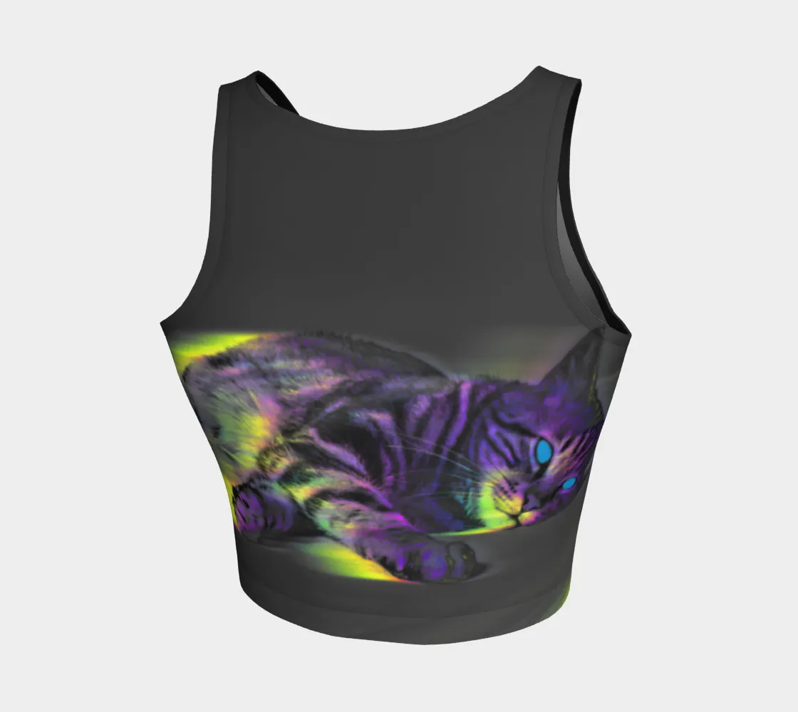 Moon eye kitty crop top | Hubert