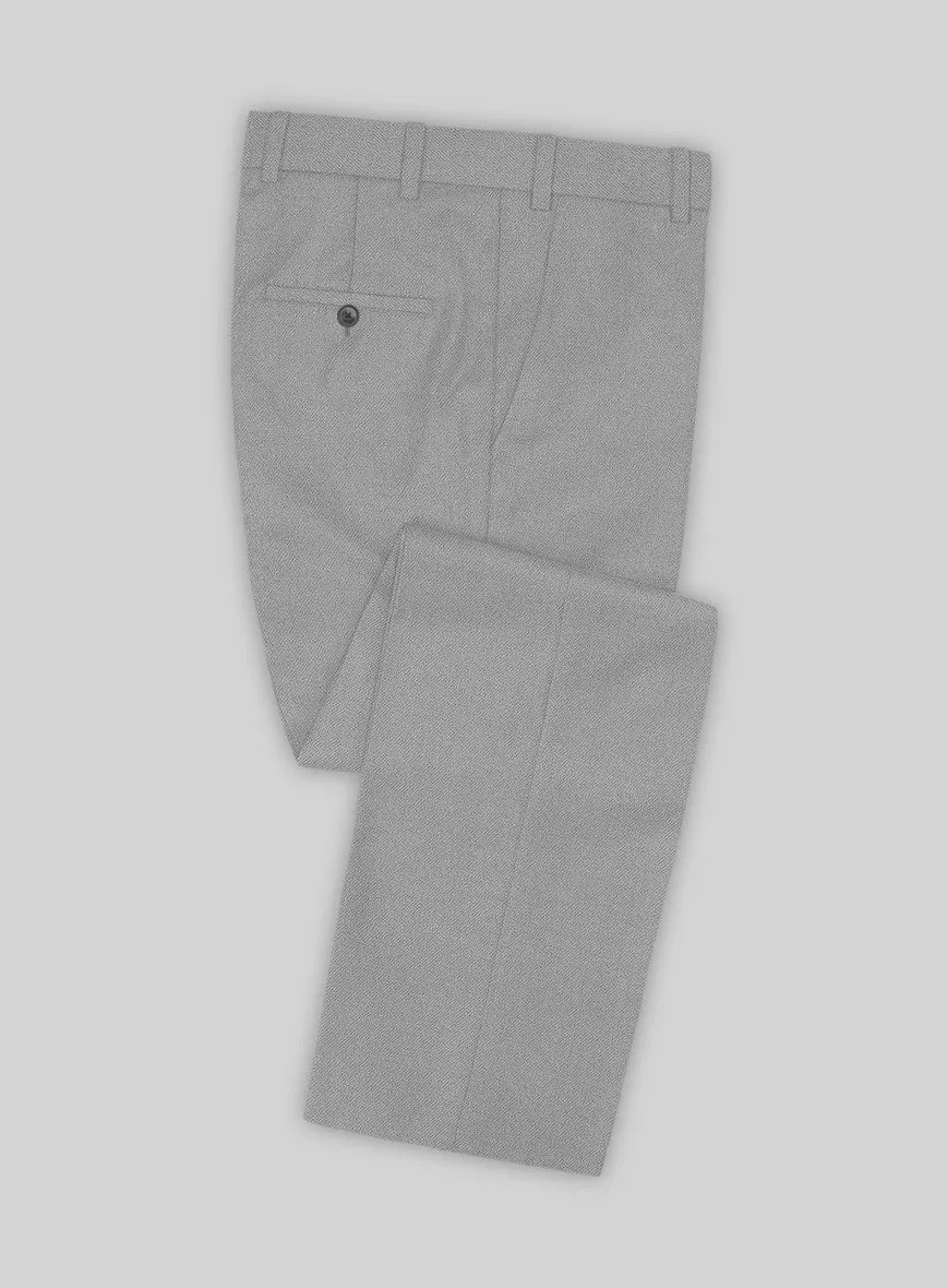 Naples Steel Gray Tweed Pants