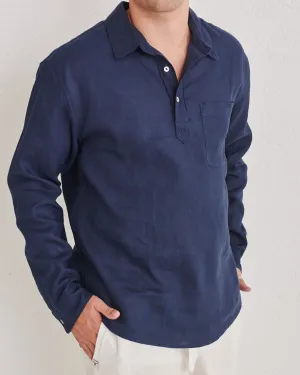 Navy Hemp Adventure Shirt