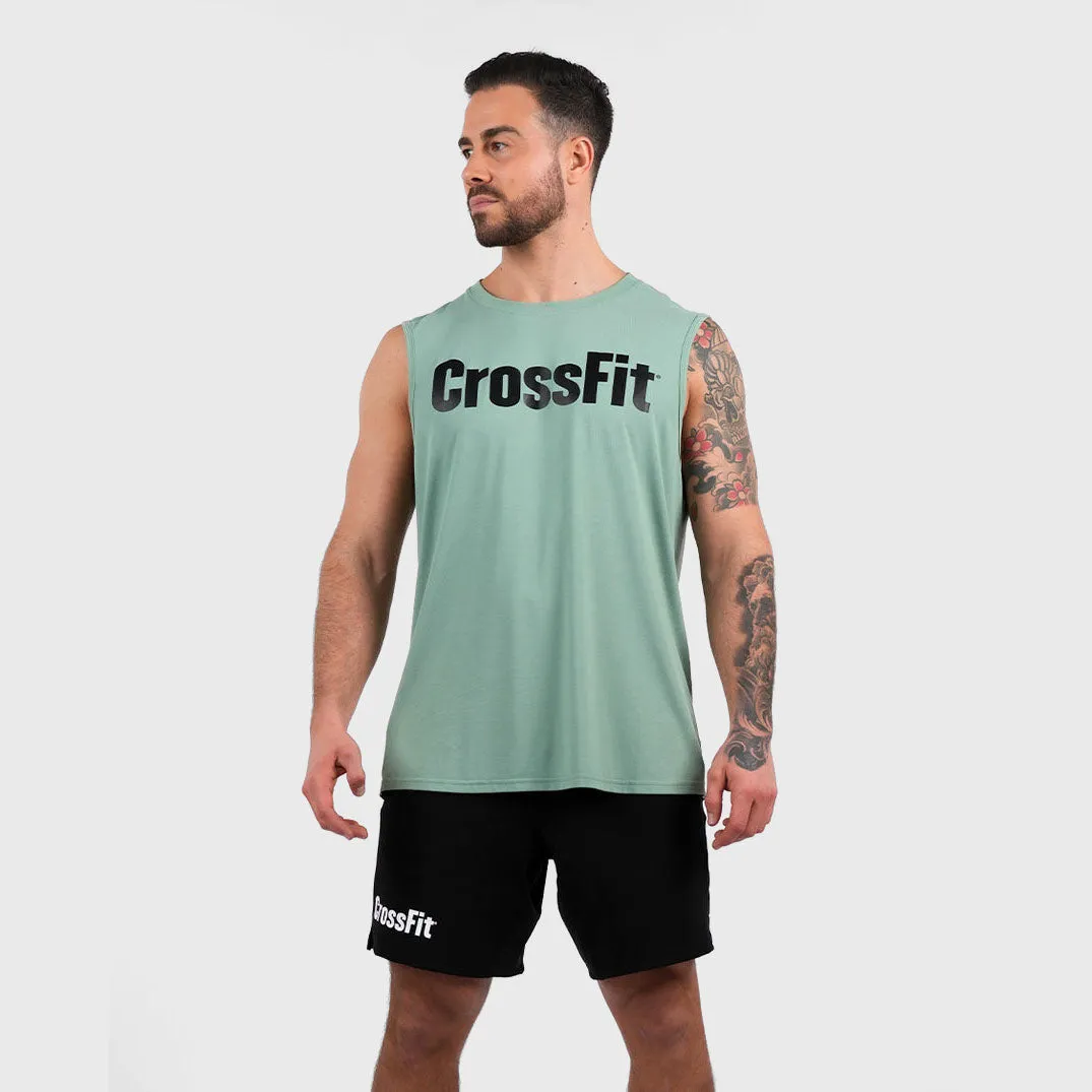 Northern Spirit - CrossFit® Rider Men Regular Fit Tank - SHALE GREEN