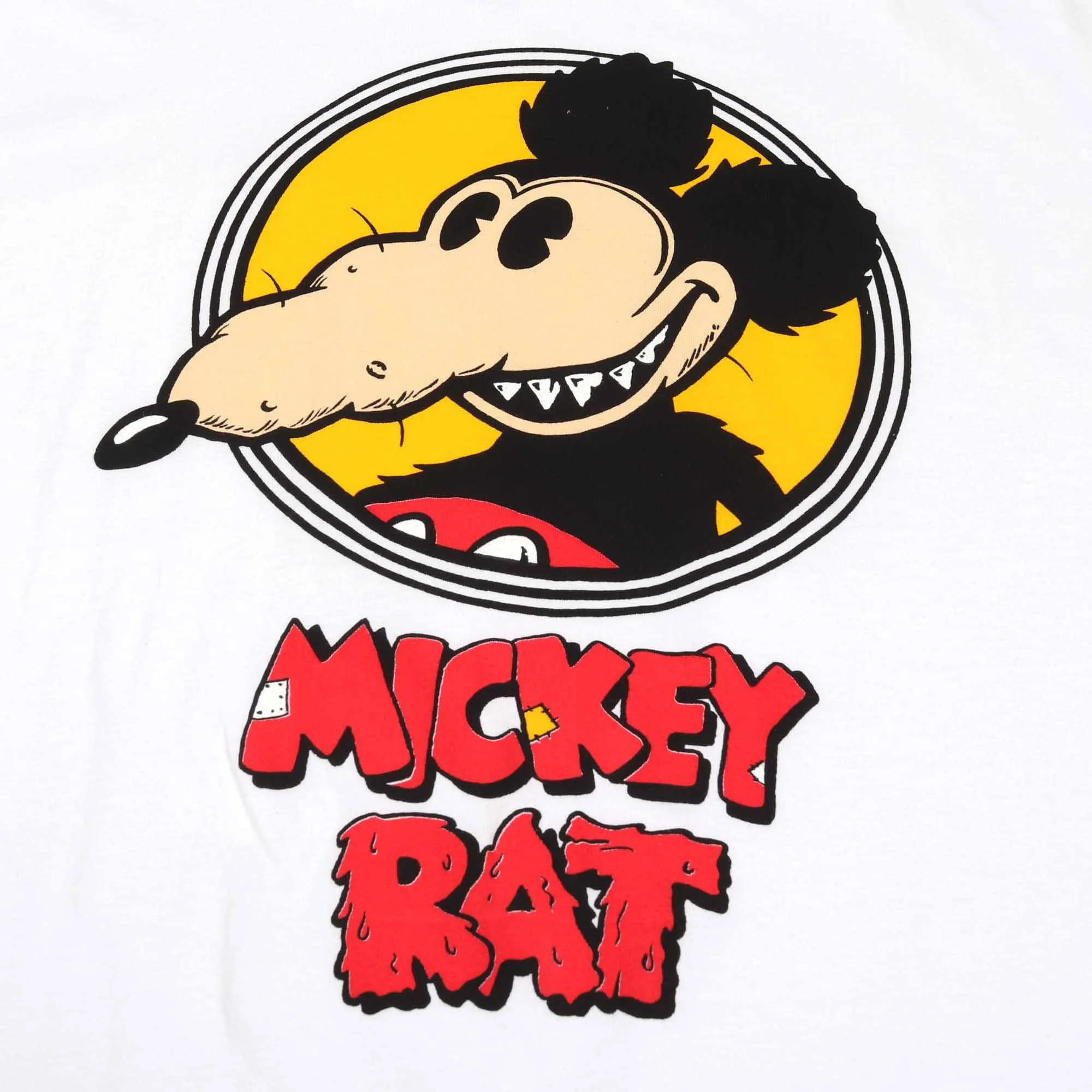 Official Mickey Rat In Spotlight Tee in White