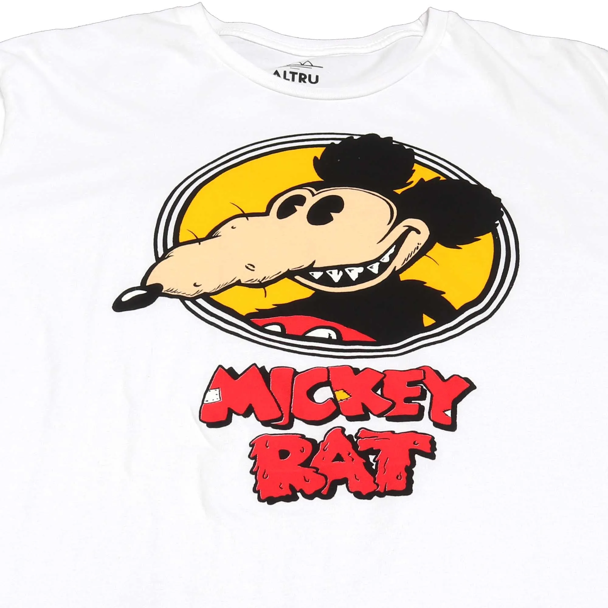 Official Mickey Rat In Spotlight Tee in White