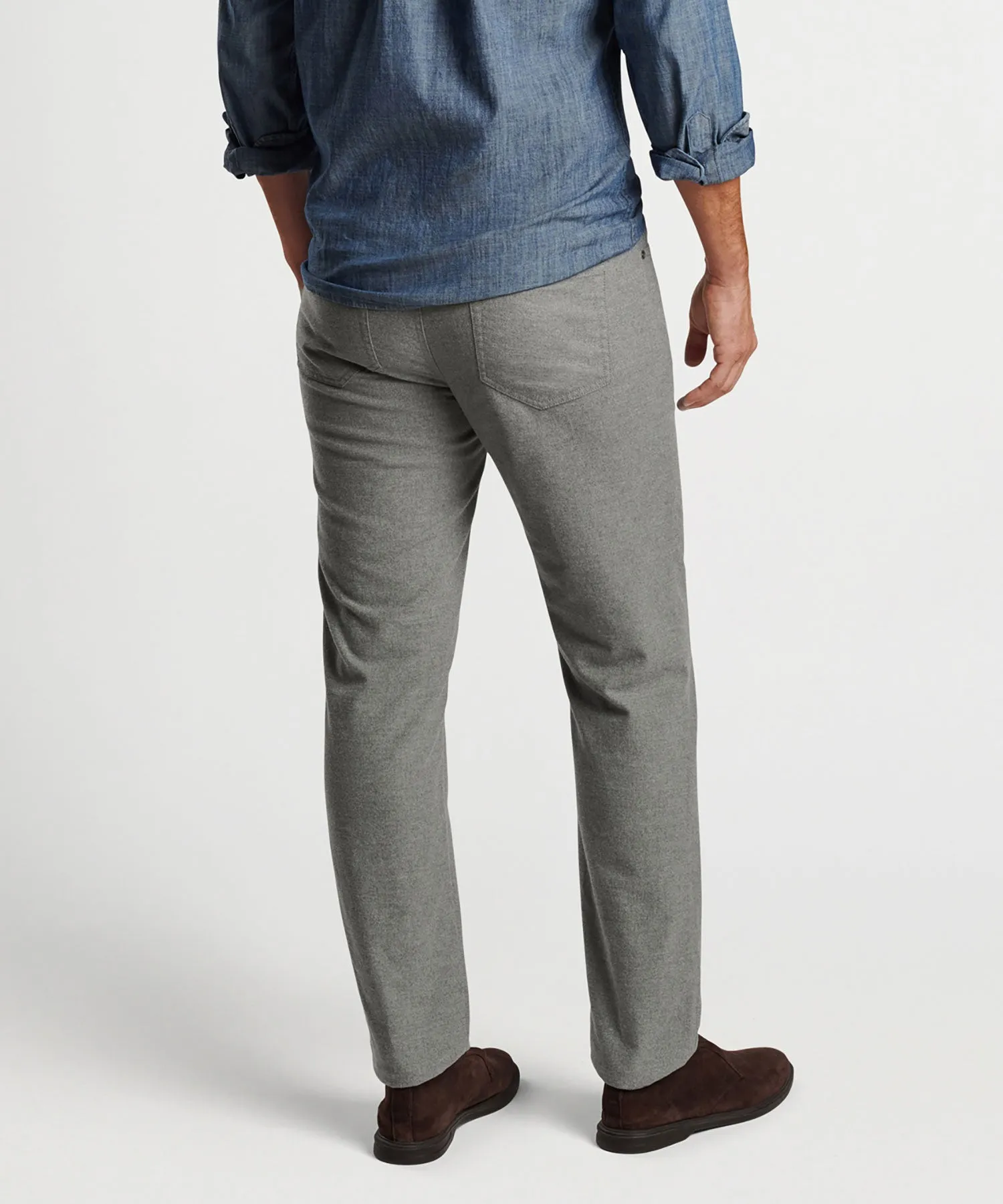 Peter Millar Mountainside Flannel 5 Pocket Pant