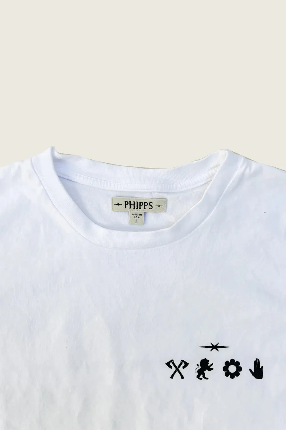 PHIPPS HIEROGLYPH T WHITE