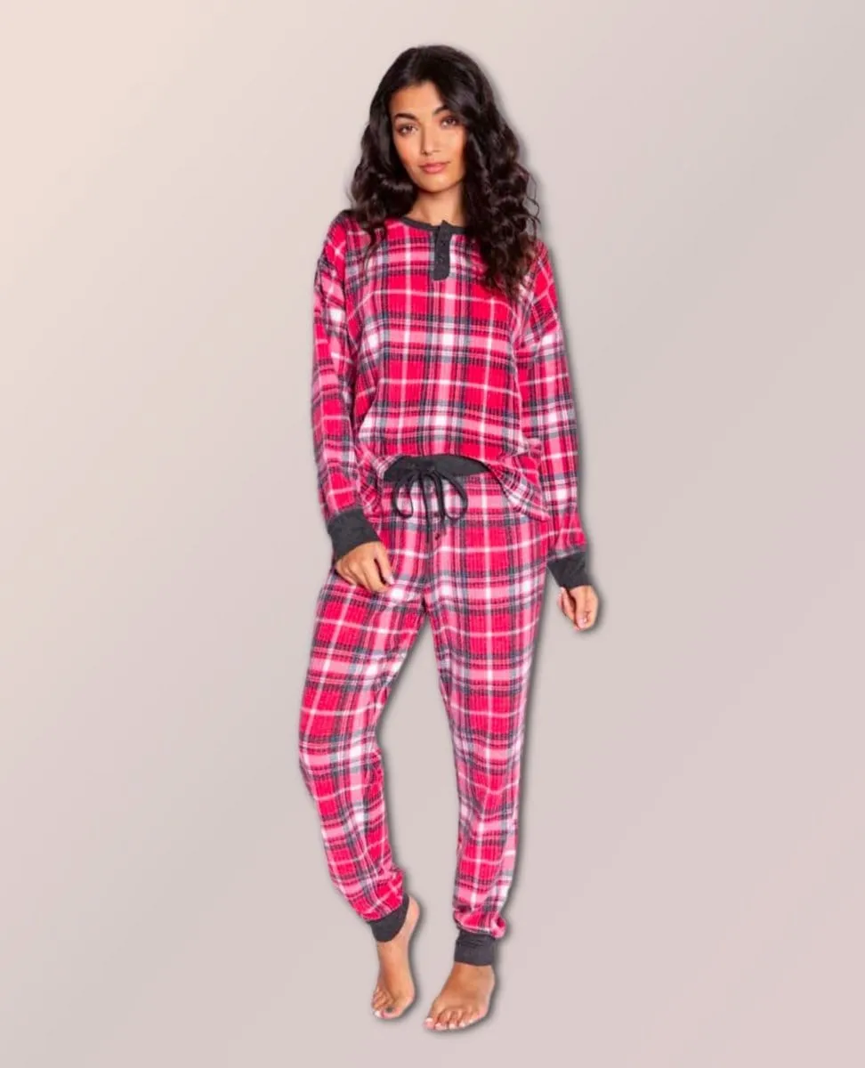 PJ Set Ski Jammie Red