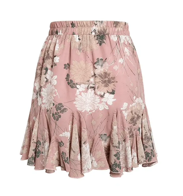 PRETTY IN PINK PETALS SKIRT