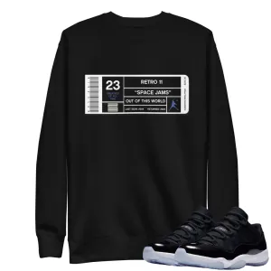 Retro 11 Space Jam Low Box Label Sweatshirt