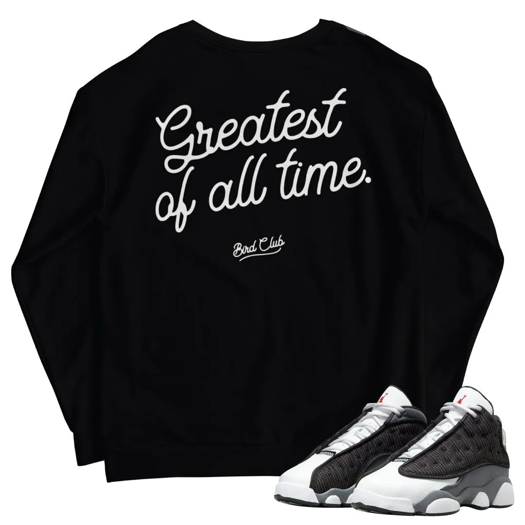 Retro 13 Black Big Face Sweatshirt