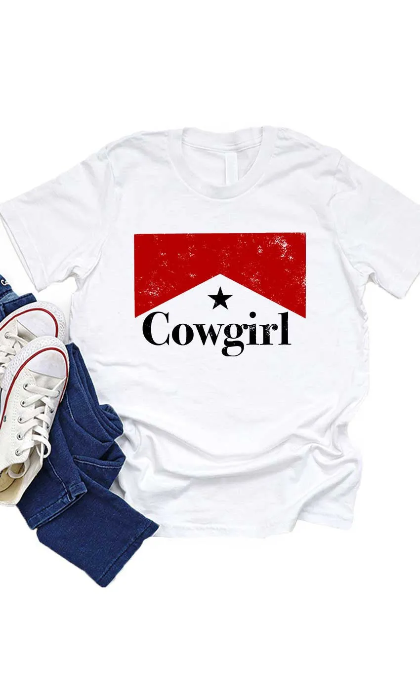 Retro Cowgirl Kids Graphic Tee