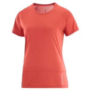 Salomon Cross Run Tee | Tandoori Spice | Womens