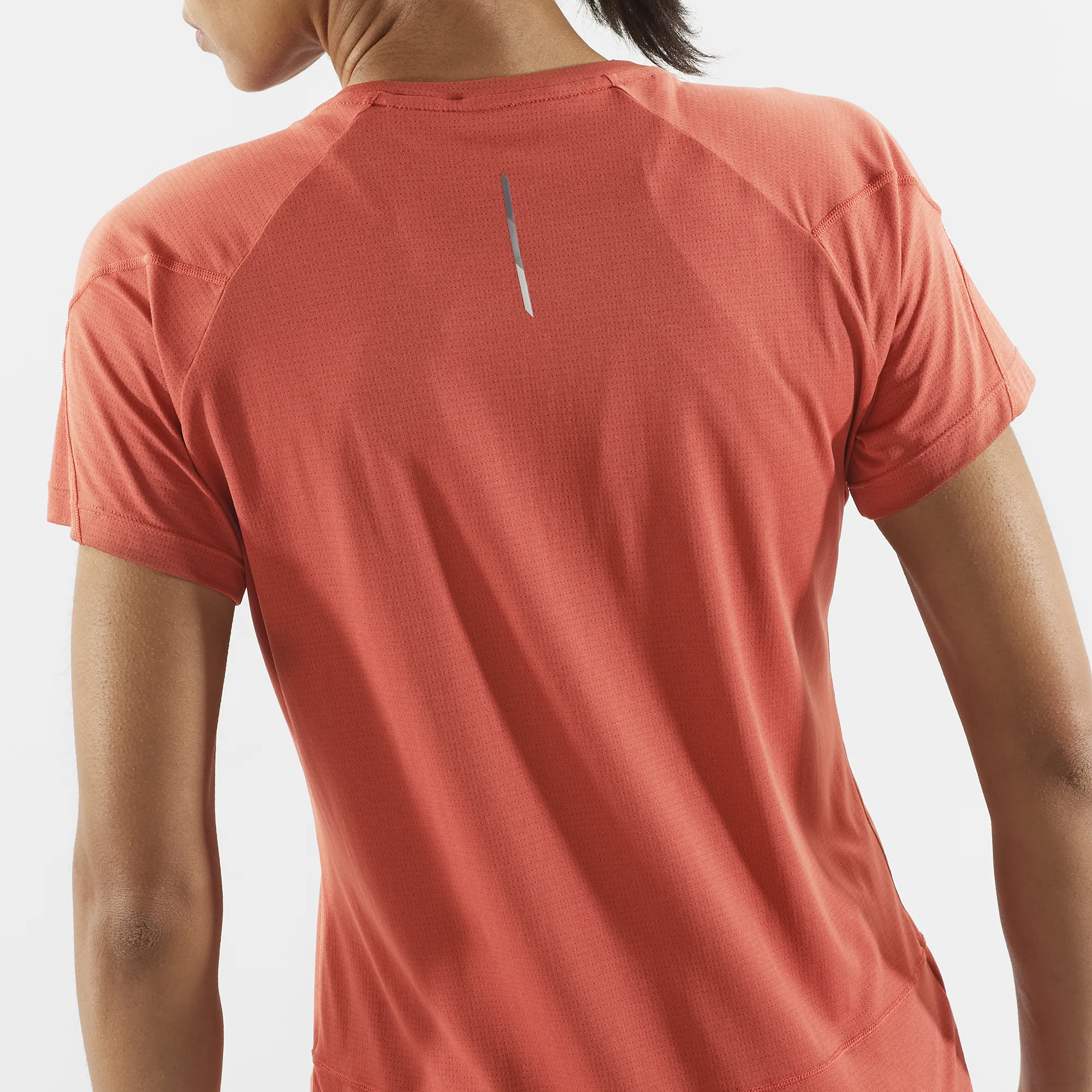 Salomon Cross Run Tee | Tandoori Spice | Womens