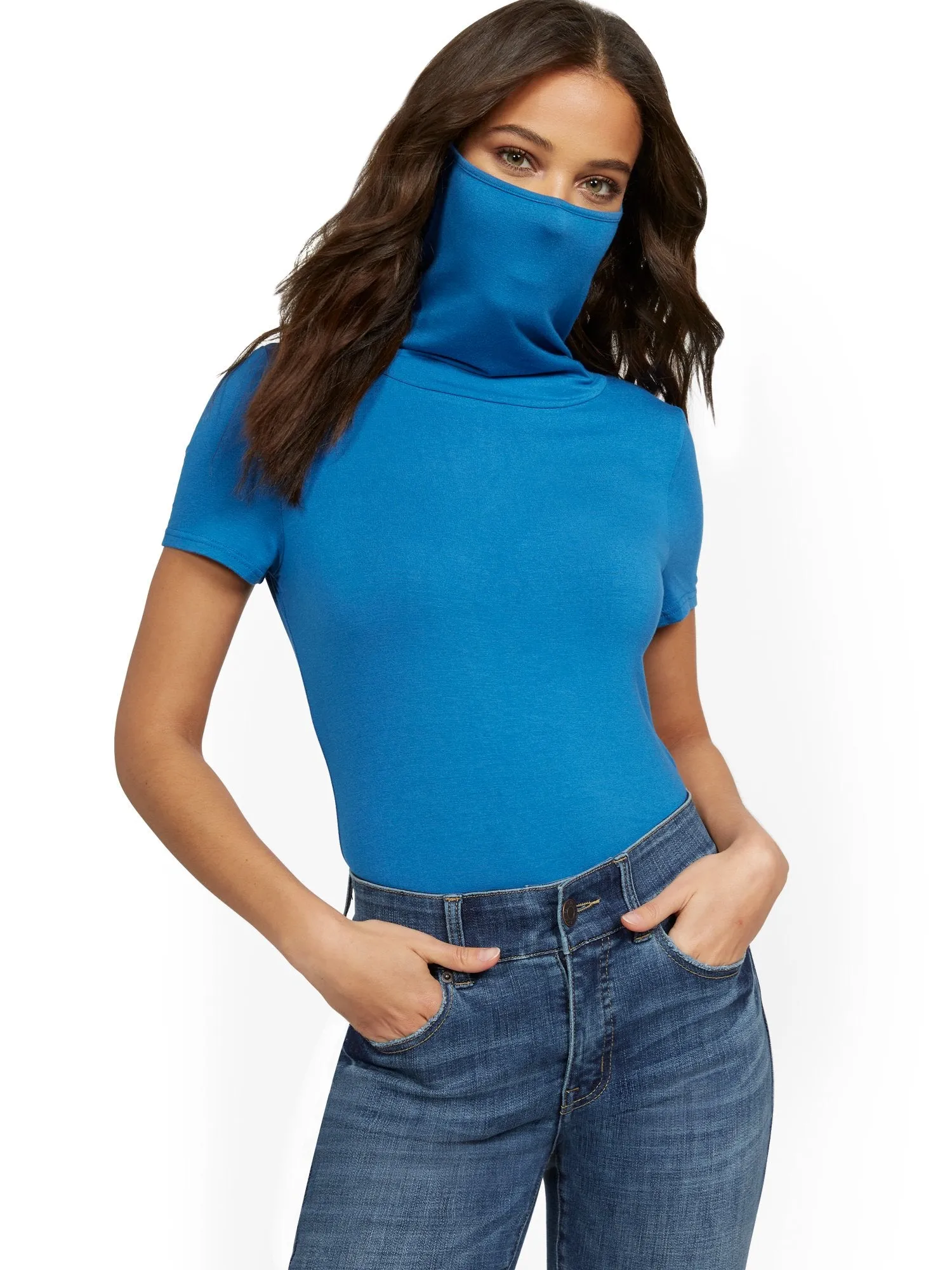 Short-Sleeve Mask Top