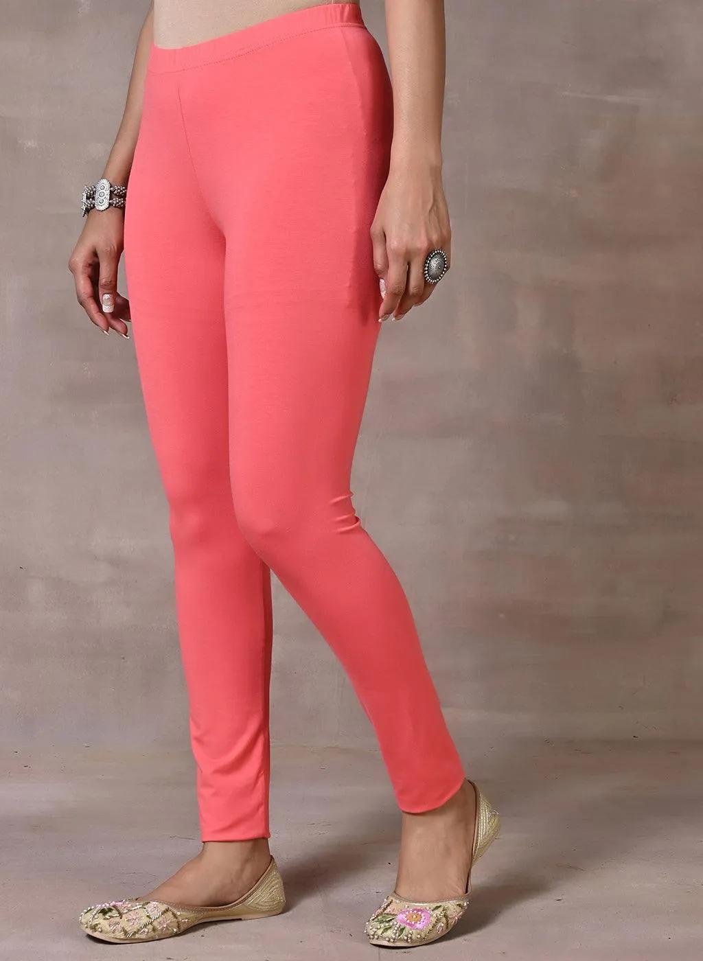 Sofia Brink Pink Skinny Fit Leggings for Women