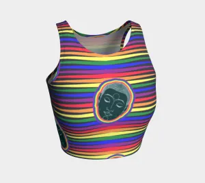 Spectral Buddha Head Crop Top