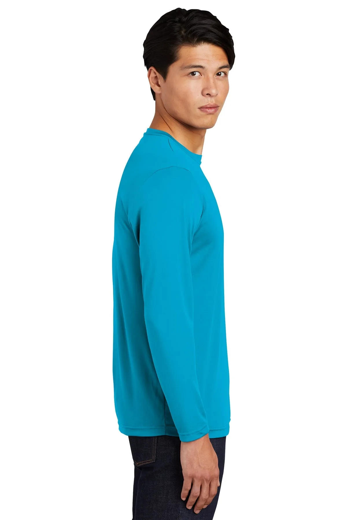 Sport-Tek Tall Long Sleeve PosiCharge Branded Competitor Tee's, Atomic Blue