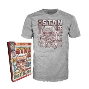 Stan Lee - Marvel Funko Pop! Tees [Size-L]