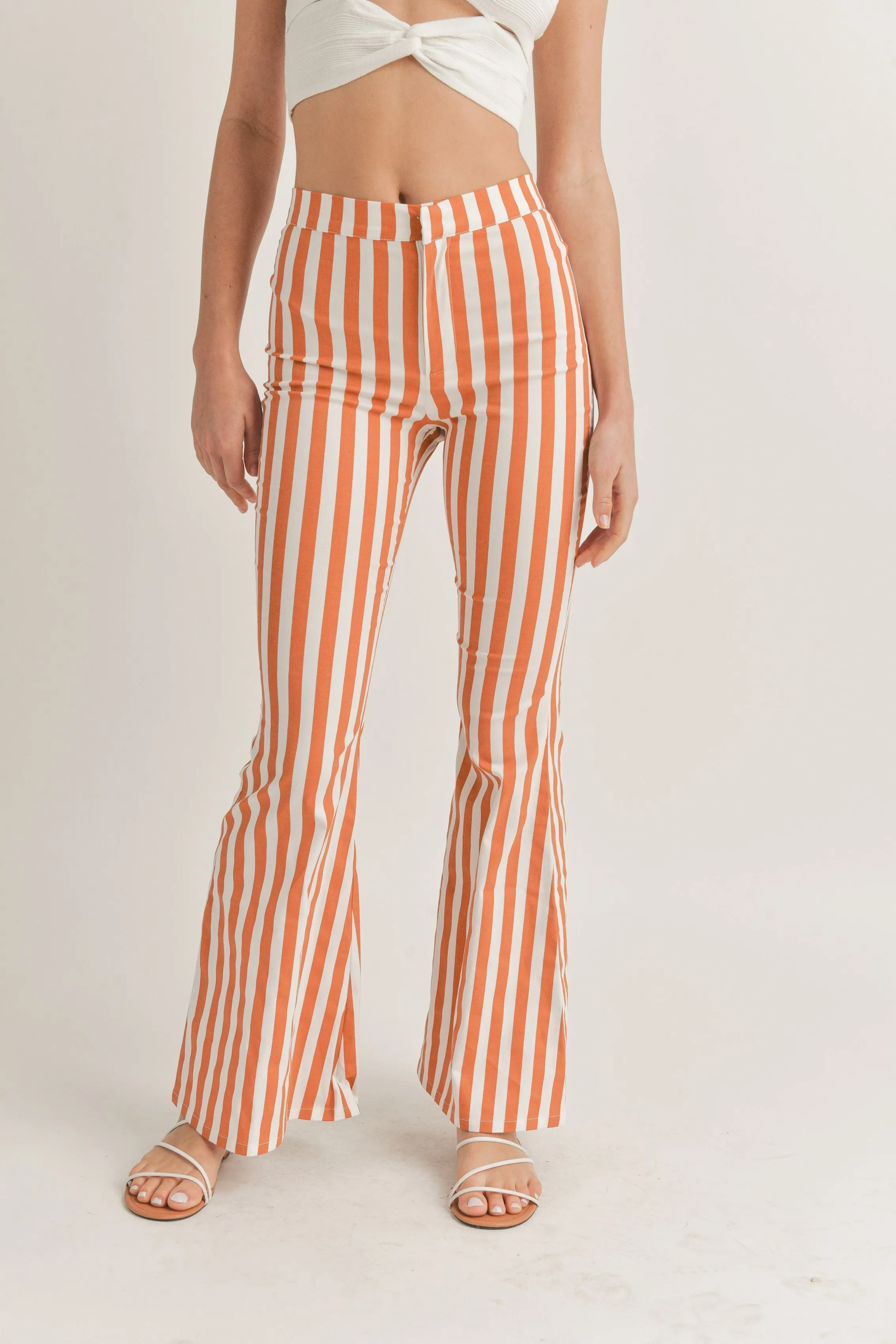 Stripe Bootcut Pant