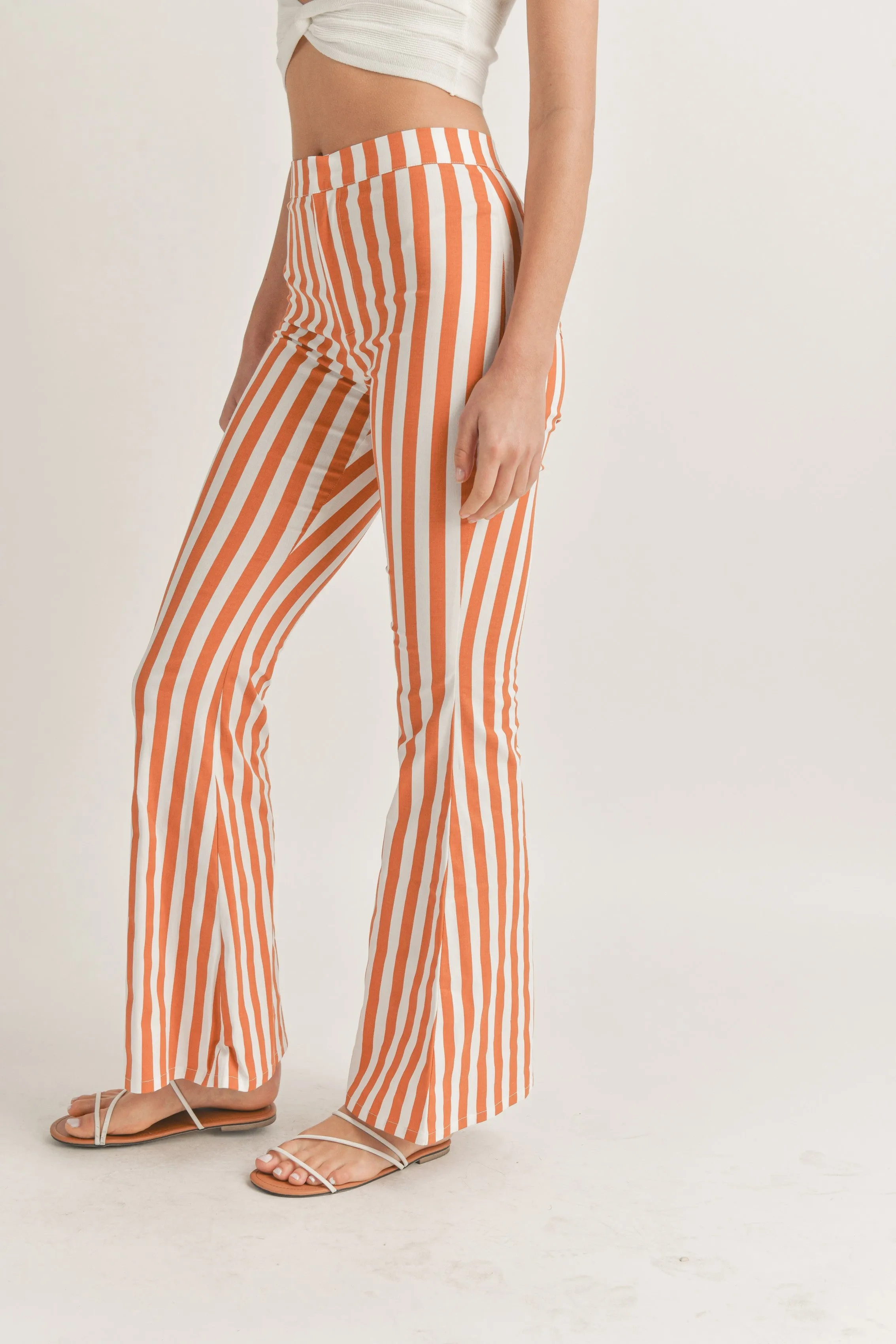 Stripe Bootcut Pant