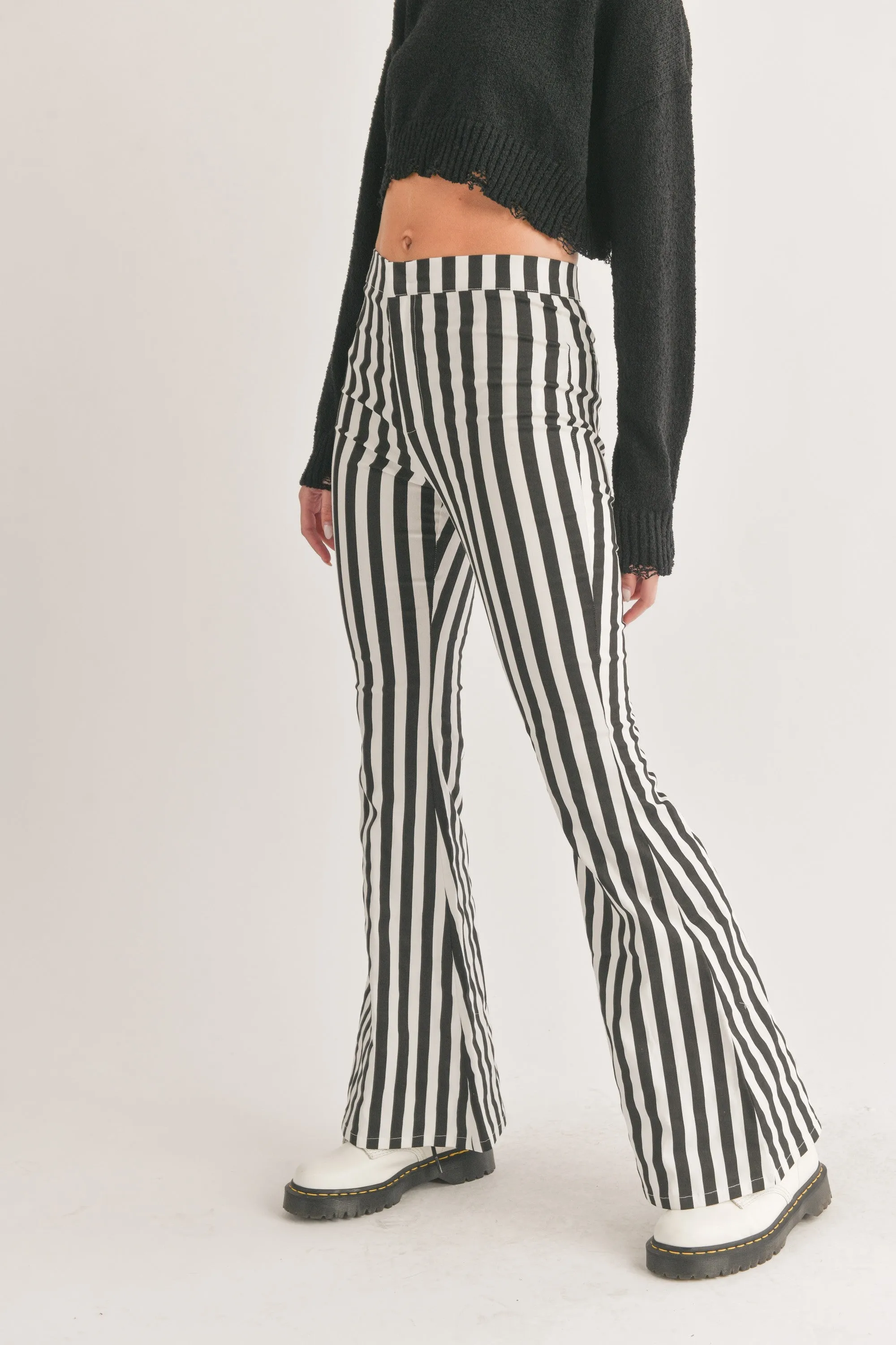 Stripe Bootcut Pant