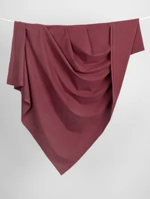 Substantial Organic Cotton Broadcloth - Mineral Red - Swatch