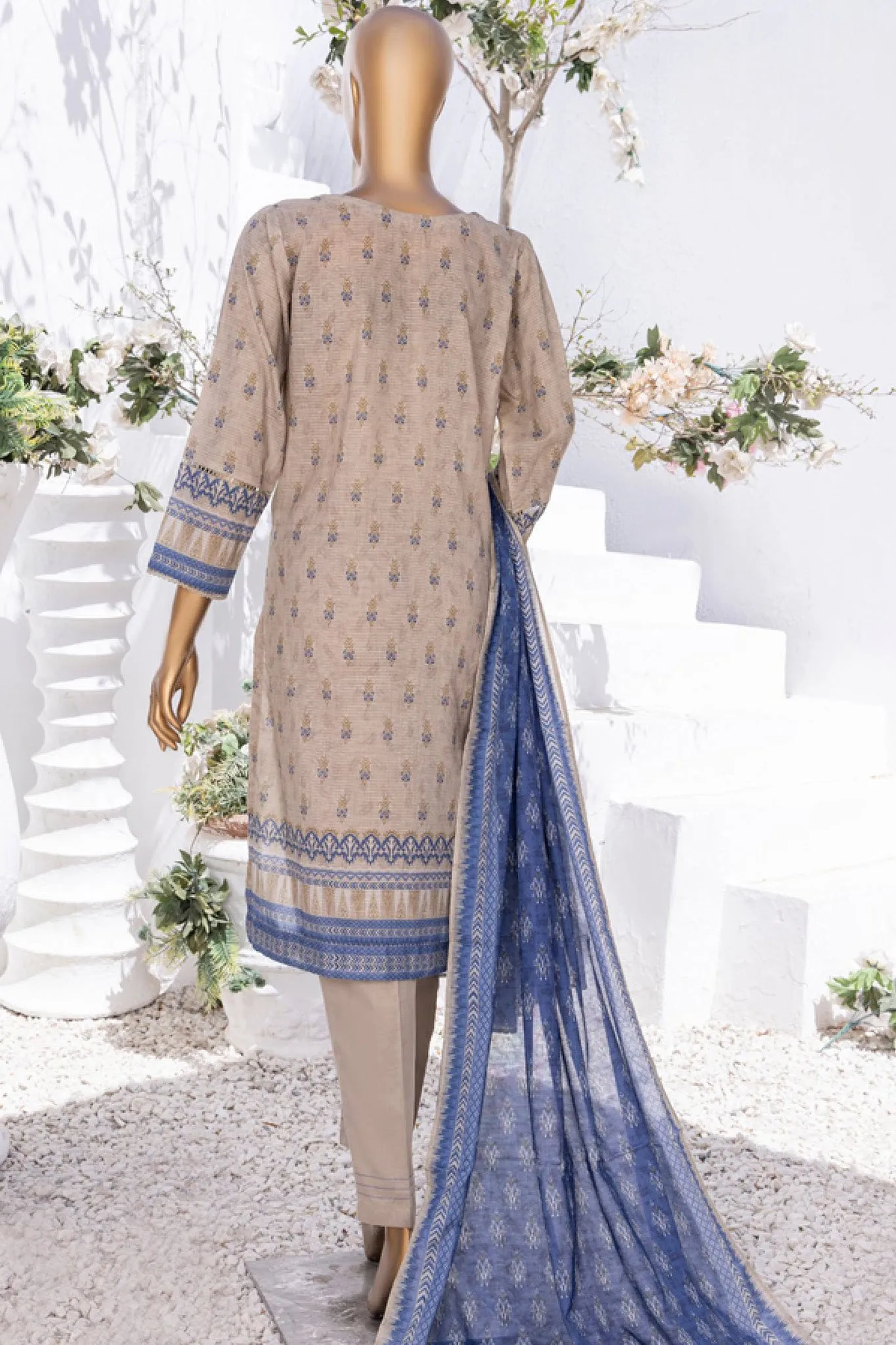 Summer Bloom By HZ Stitched 3 Piece Digital Printed Lawn Collection'2024-PNL-404