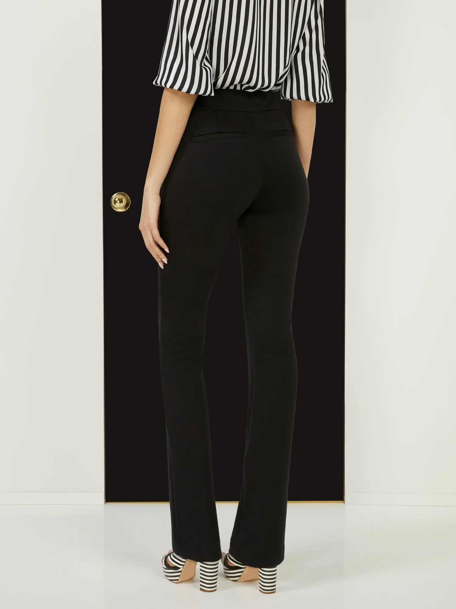 Super High-Waisted Straight-Leg Pant - Superflex