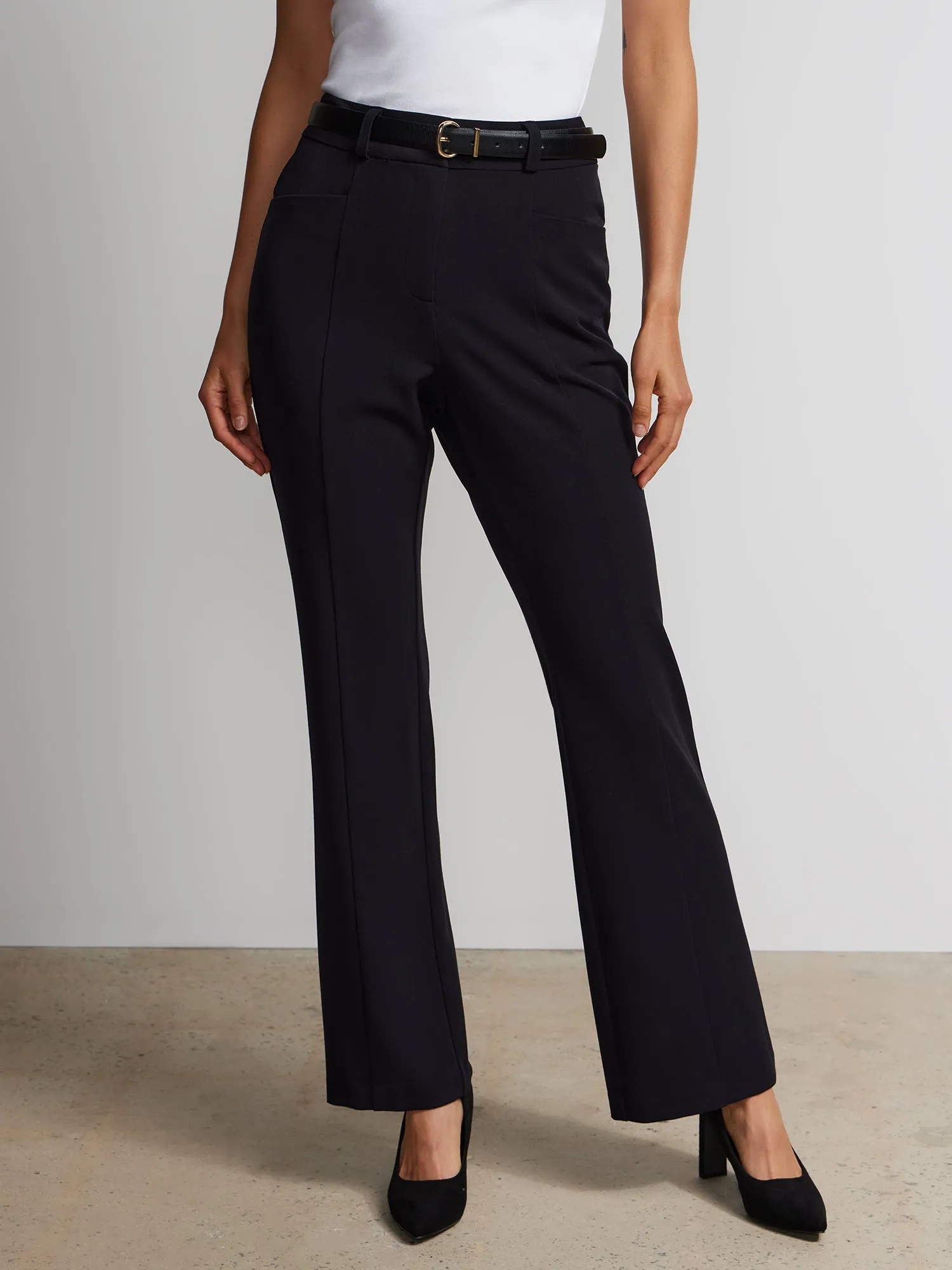 Tall Seamed Slim Bootcut Pants