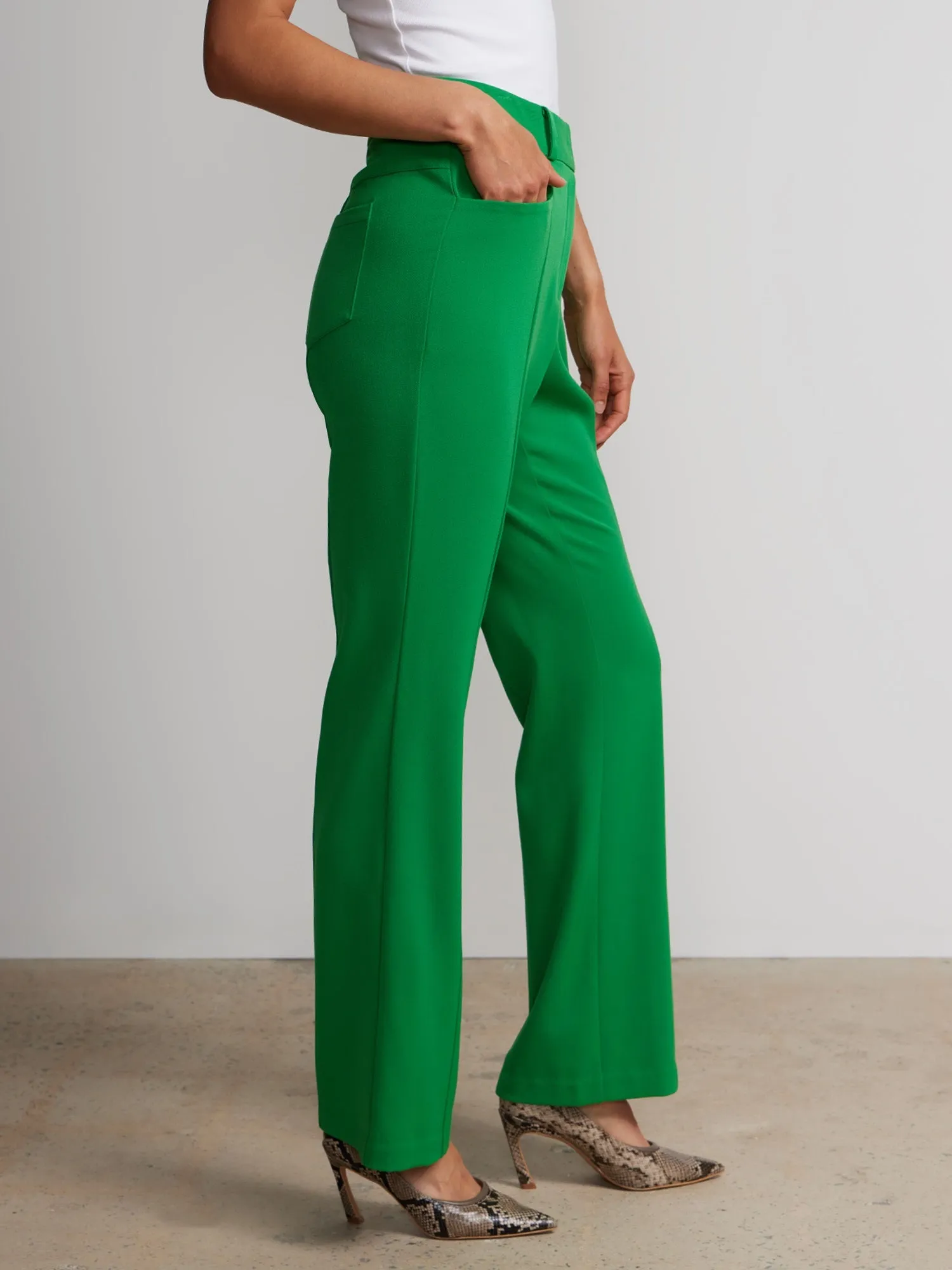 Tall Seamed Slim Bootcut Pants