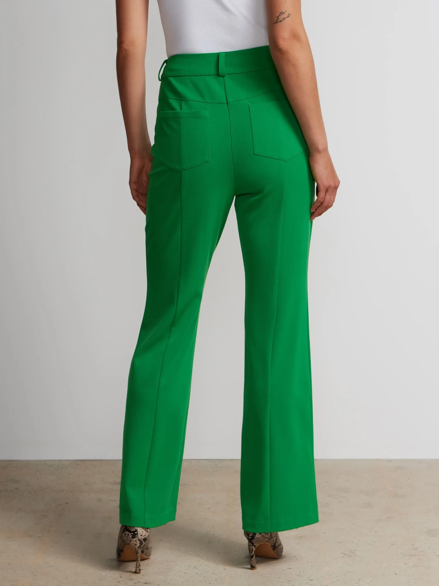 Tall Seamed Slim Bootcut Pants