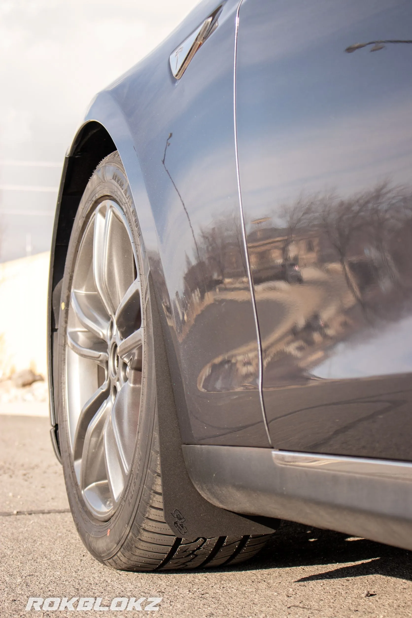 Tesla Model S 2012-2015 Rally Mud Flaps