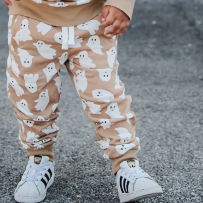 Trilogy Design Co - Ghosts Joggers in Camel (18-24mo and 2T)