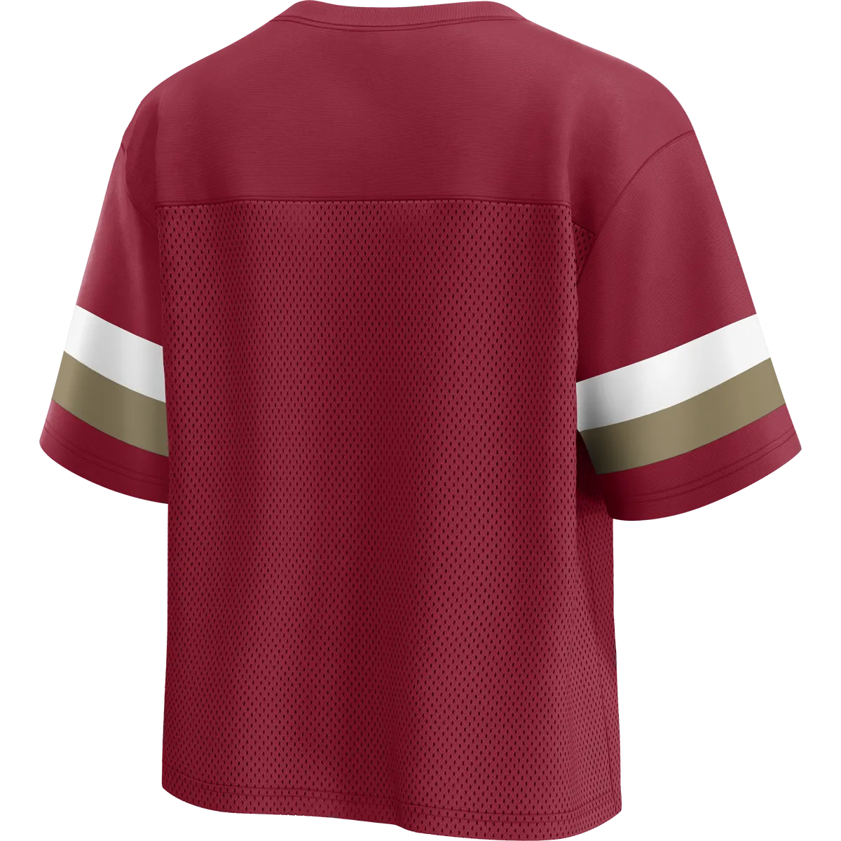 Women's 49ers Fundamentals Cropped Mesh Top