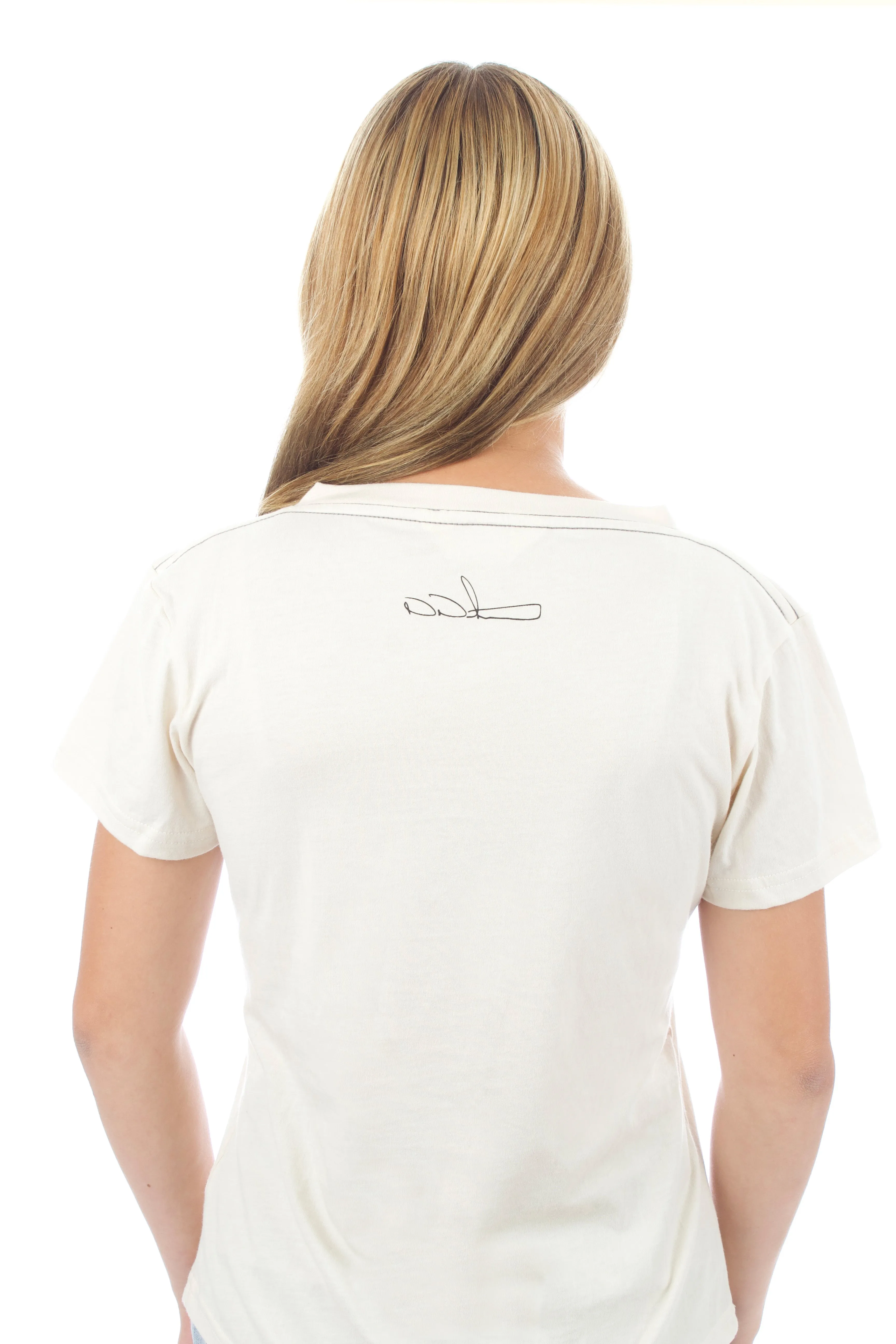 Women's V-Neck - Dew Drop - Natural