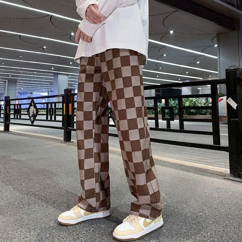 Y2K Checkered Pants